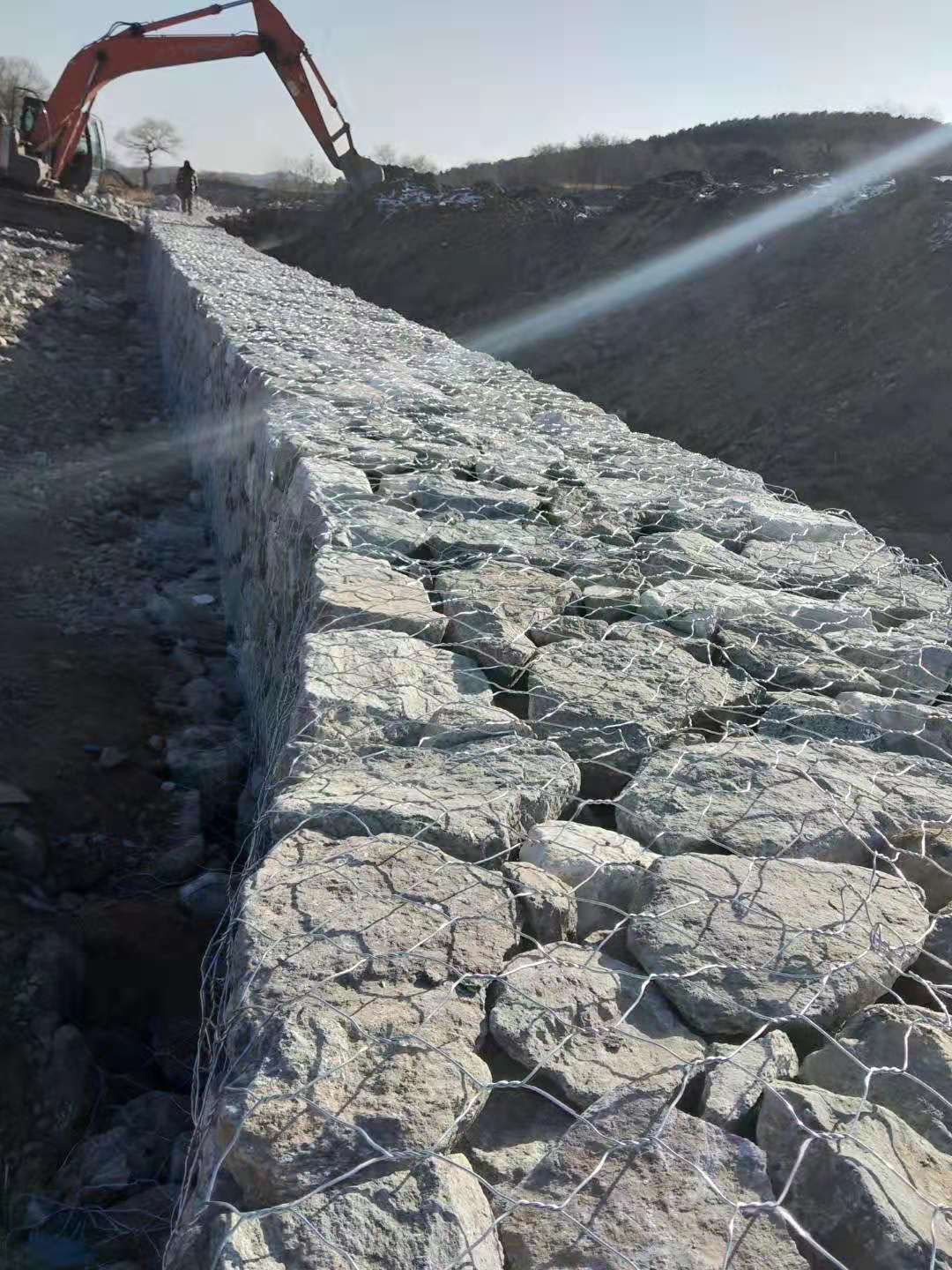镀锌格宾网挡土墙工程