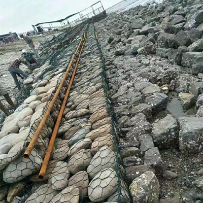挂胶涂塑石笼网